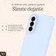 AVY Samsung Galaxy A57 Hoesje Liquid Silicone met MagSafe Blauw afbeelding 8