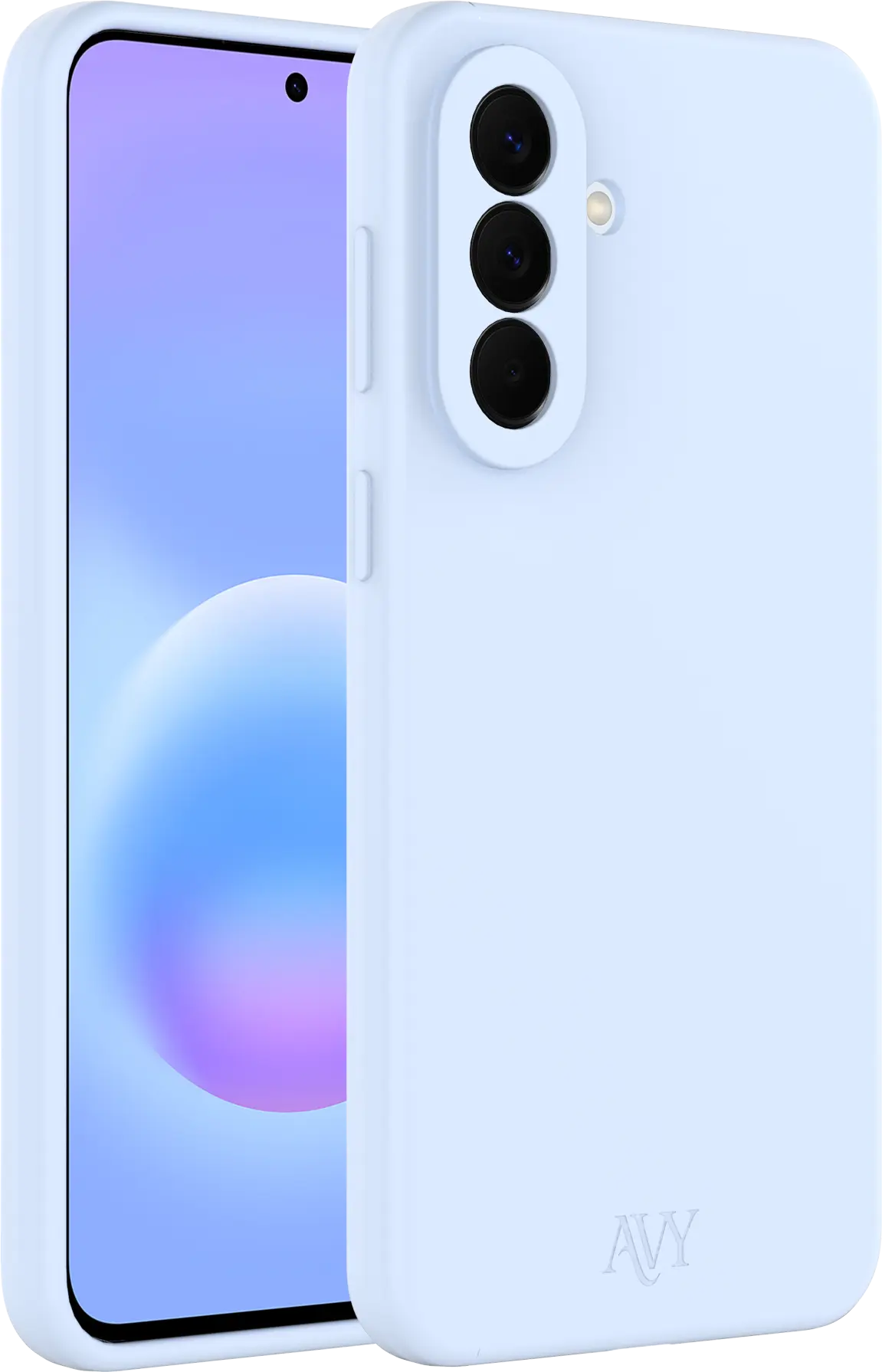 AVY Samsung Galaxy A57 Hoesje Liquid Silicone met MagSafe Blauw afbeelding 10