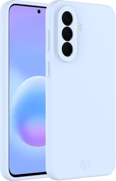 AVY Samsung Galaxy A57 Hoesje Liquid Silicone met MagSafe Blauw