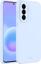 AVY Samsung Galaxy A57 Hoesje Liquid Silicone met MagSafe Blauw