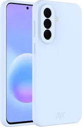 AVY Samsung Galaxy A57 Hoesje Liquid Silicone met MagSafe Blauw afbeelding