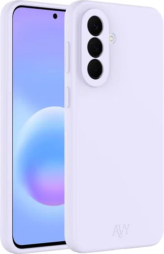 AVY Samsung Galaxy A57 Hoesje Liquid Silicone met MagSafe Paars afbeelding 10