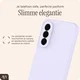 AVY Samsung Galaxy A57 Hoesje Liquid Silicone met MagSafe Paars afbeelding 8