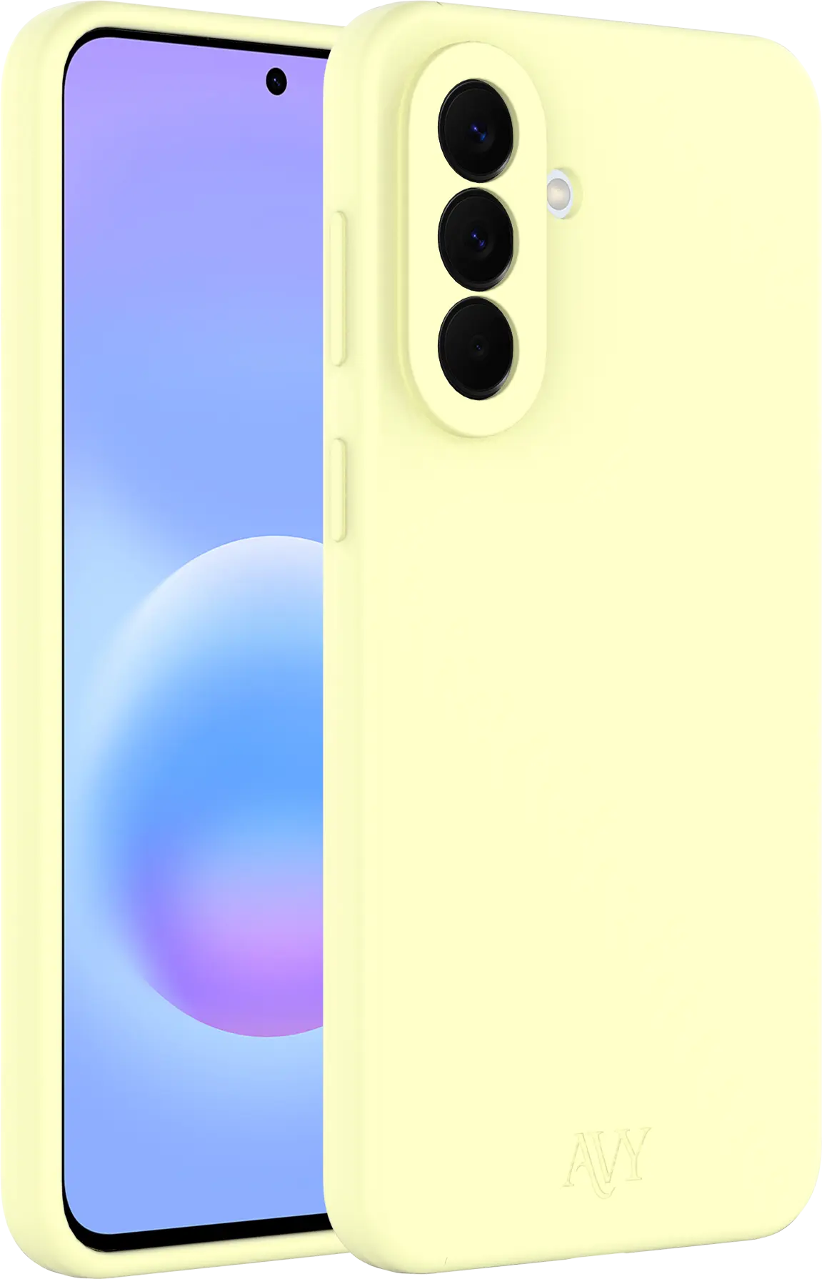 AVY Samsung Galaxy A57 Hoesje Liquid Silicone met MagSafe Butter Yellow afbeelding 10