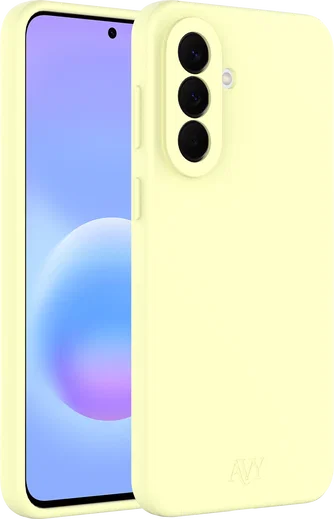 AVY Samsung Galaxy A57 Hoesje Liquid Silicone met MagSafe Butter Yellow afbeelding 10