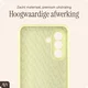 AVY Samsung Galaxy A57 Hoesje Liquid Silicone met MagSafe Butter Yellow afbeelding 9