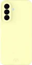 AVY Samsung Galaxy A57 Hoesje Liquid Silicone met MagSafe Butter Yellow afbeelding