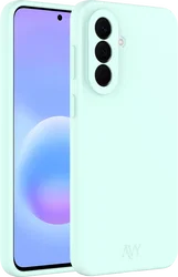 AVY Samsung Galaxy A57 Hoesje Liquid Silicone met MagSafe Matcha afbeelding