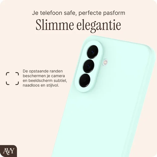 AVY Samsung Galaxy A57 Hoesje Liquid Silicone met MagSafe Matcha afbeelding 8