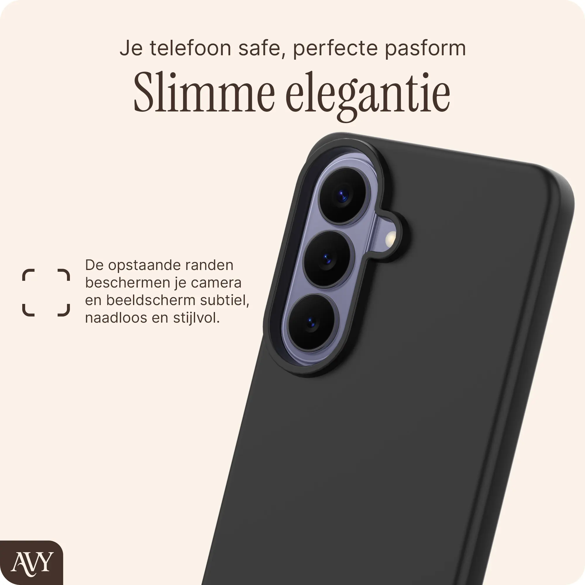 AVY Samsung Galaxy S26 Hoesje Liquid Silicone met MagSafe Zwart afbeelding 10