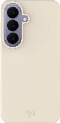AVY Samsung Galaxy S26 Hoesje Liquid Silicone met MagSafe Beige afbeelding 1