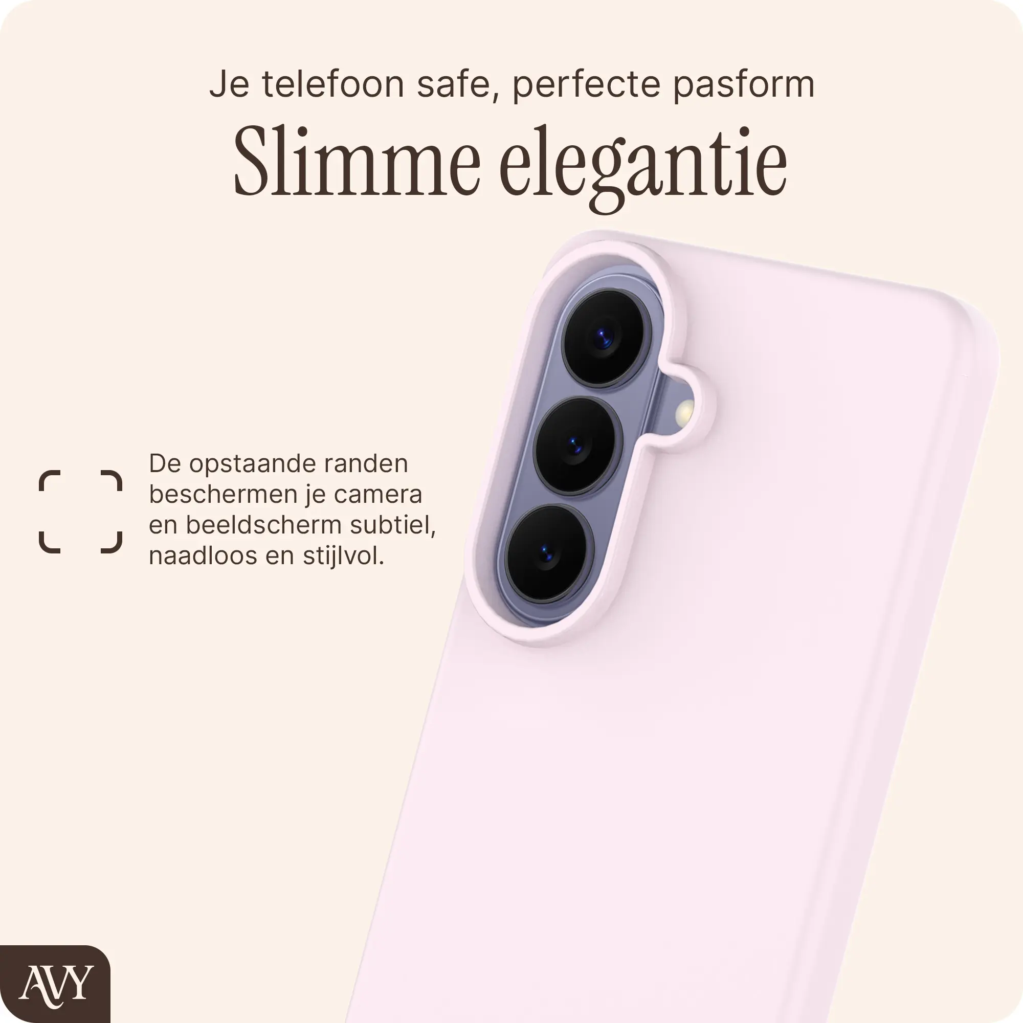 AVY Samsung Galaxy S26 Hoesje Liquid Silicone met MagSafe Roze afbeelding 9