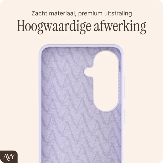 AVY Samsung Galaxy S26 Hoesje Liquid Silicone met MagSafe Paars afbeelding 10