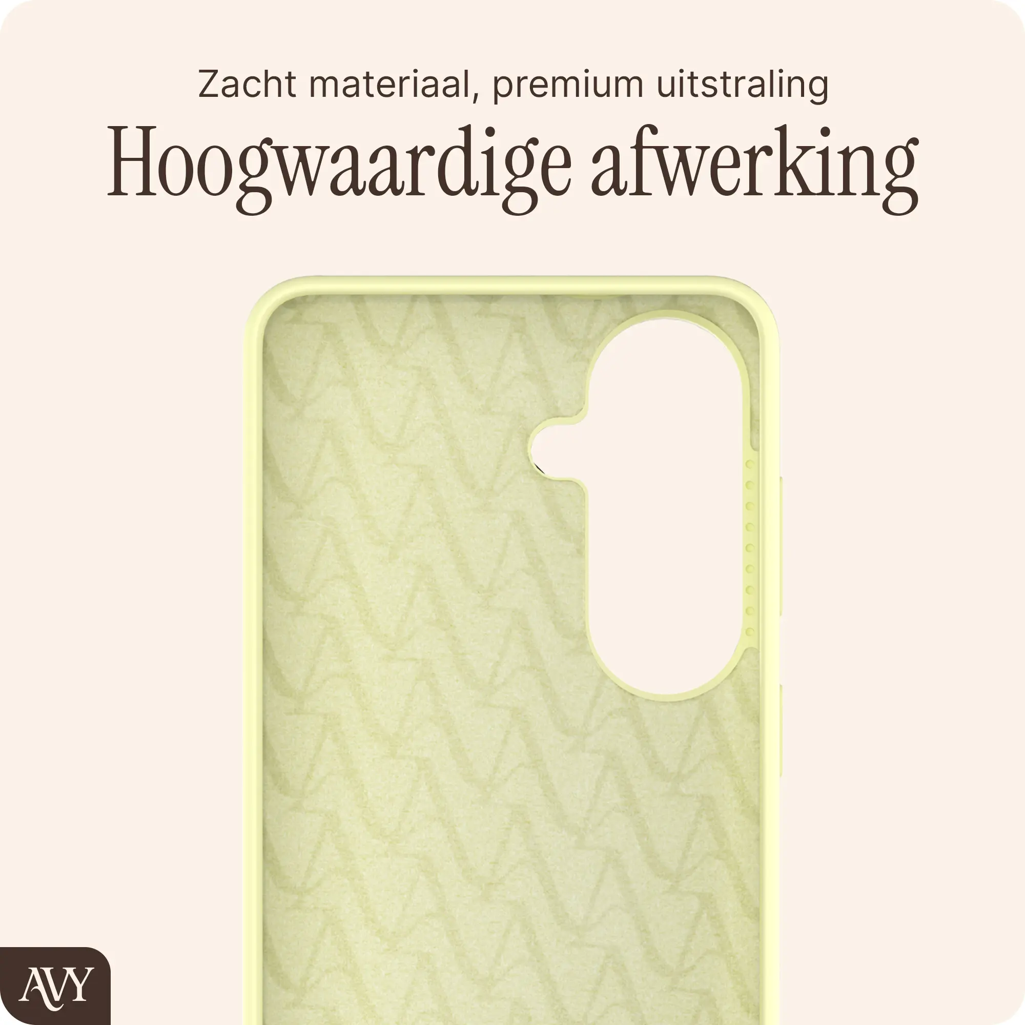 AVY Samsung Galaxy S26 Hoesje Liquid Silicone met MagSafe Butter Yellow afbeelding 10