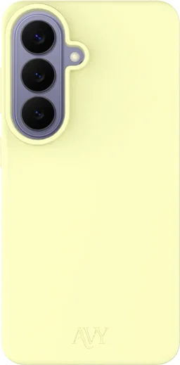 AVY Samsung Galaxy S26 Hoesje Liquid Silicone met MagSafe Butter Yellow afbeelding 1