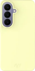 AVY Samsung Galaxy S26 Hoesje Liquid Silicone met MagSafe Butter Yellow afbeelding