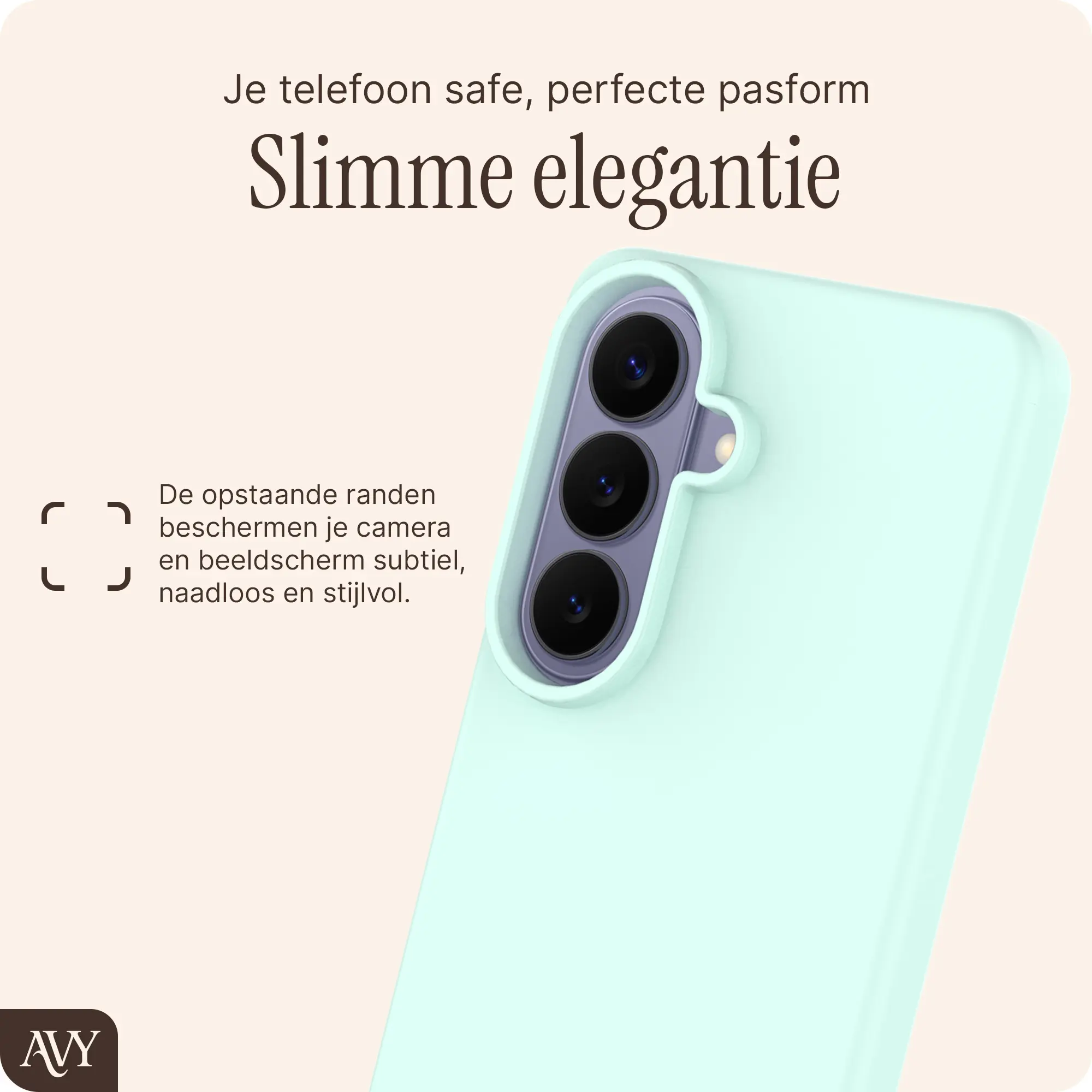 AVY Samsung Galaxy S26 Hoesje Liquid Silicone met MagSafe Matcha afbeelding 9