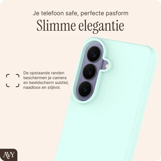 AVY Samsung Galaxy S26 Hoesje Liquid Silicone met MagSafe Matcha afbeelding 9