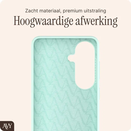 AVY Samsung Galaxy S26 Hoesje Liquid Silicone met MagSafe Matcha afbeelding 10