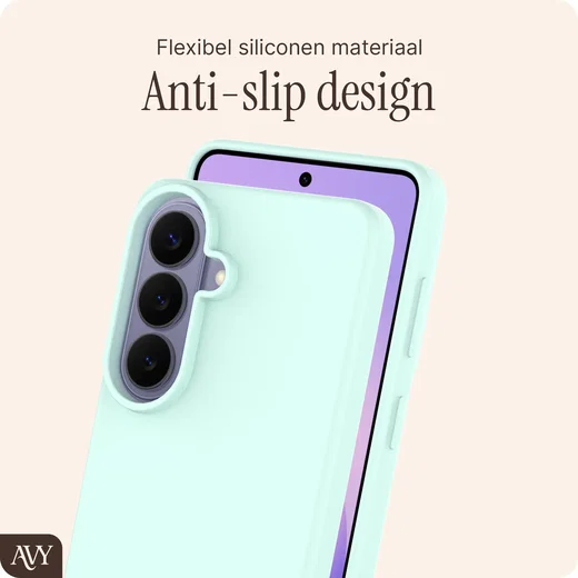 AVY Samsung Galaxy S26 Hoesje Liquid Silicone met MagSafe Matcha afbeelding 7