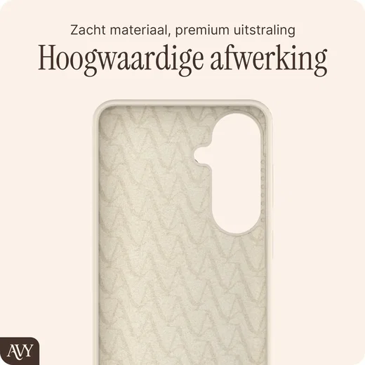 AVY Samsung Galaxy S26 Plus Hoesje Liquid Silicone met MagSafe Beige afbeelding 10