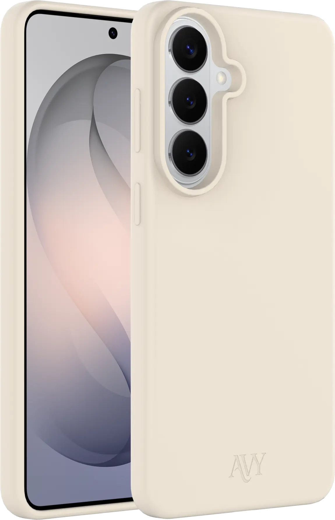 AVY Samsung Galaxy S26 Plus Hoesje Liquid Silicone met MagSafe Beige afbeelding 11