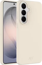 AVY Samsung Galaxy S26 Plus Hoesje Liquid Silicone met MagSafe Beige afbeelding