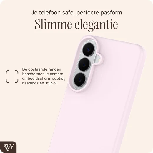 AVY Samsung Galaxy S26 Plus Hoesje Liquid Silicone met MagSafe Roze afbeelding 9