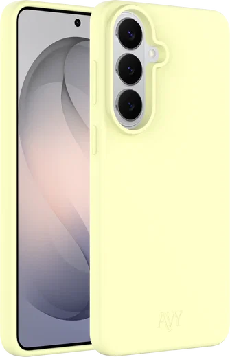 AVY Samsung Galaxy S26 Plus Hoesje Liquid Silicone met MagSafe Butter Yellow afbeelding 11