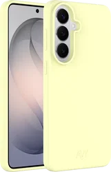 AVY Samsung Galaxy S26 Plus Hoesje Liquid Silicone met MagSafe Butter Yellow afbeelding