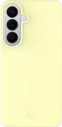 AVY Samsung Galaxy S26 Plus Hoesje Liquid Silicone met MagSafe Butter Yellow afbeelding