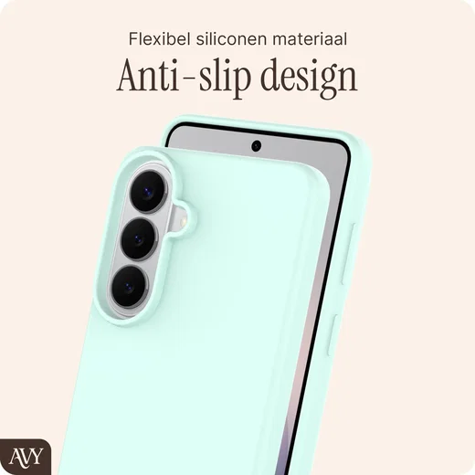 AVY Samsung Galaxy S26 Plus Hoesje Liquid Silicone met MagSafe Matcha afbeelding 7