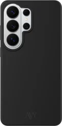 AVY Samsung Galaxy S26 Ultra Hoesje Liquid Silicone met MagSafe Zwart afbeelding