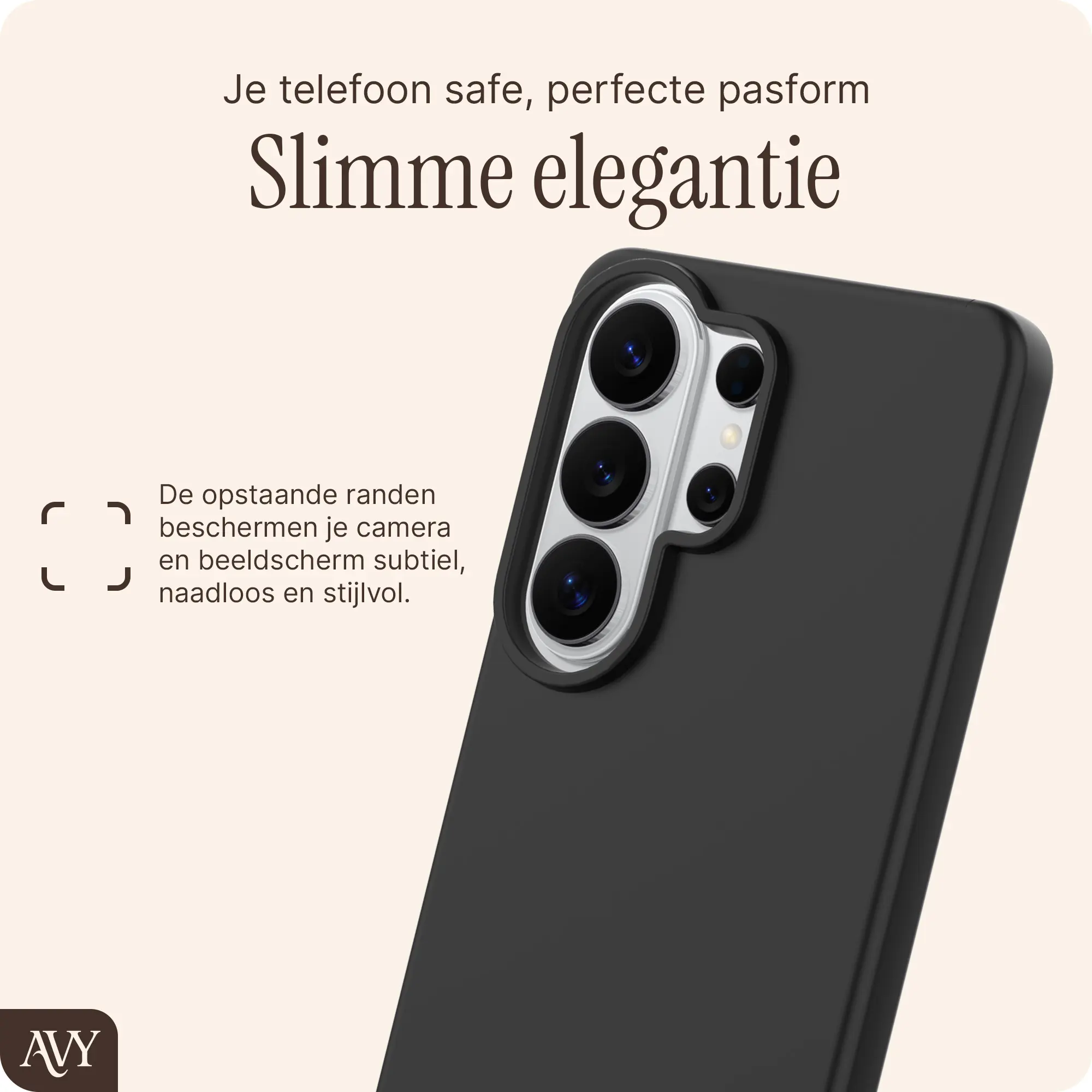 AVY Samsung Galaxy S26 Ultra Hoesje Liquid Silicone met MagSafe Zwart afbeelding 9