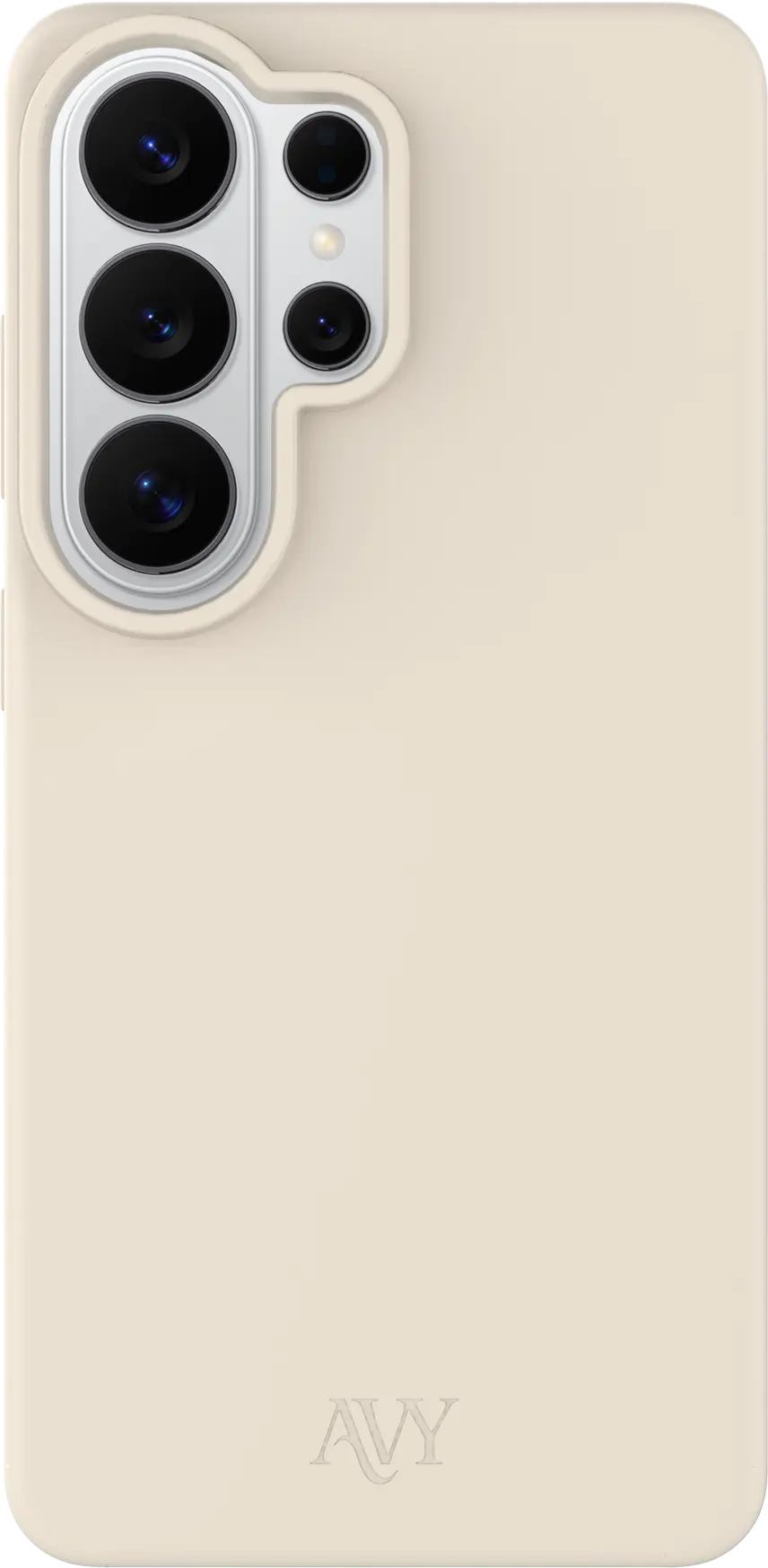AVY Samsung Galaxy S26 Ultra Hoesje Liquid Silicone met MagSafe Beige afbeelding 1