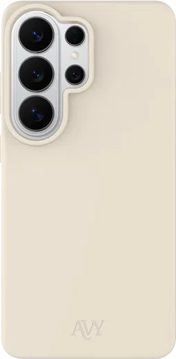 AVY Samsung Galaxy S26 Ultra Hoesje Liquid Silicone met MagSafe Beige afbeelding 1