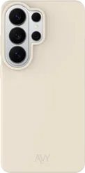 AVY Samsung Galaxy S26 Ultra Hoesje Liquid Silicone met MagSafe Beige afbeelding