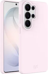 AVY Samsung Galaxy S26 Ultra Hoesje Liquid Silicone met MagSafe Roze afbeelding