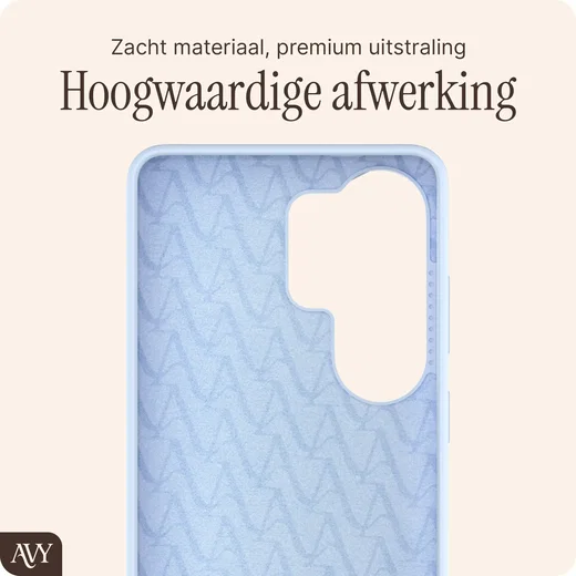 AVY Samsung Galaxy S26 Ultra Hoesje Liquid Silicone met MagSafe Blauw afbeelding 10