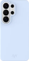 AVY Samsung Galaxy S26 Ultra Hoesje Liquid Silicone met MagSafe Blauw afbeelding