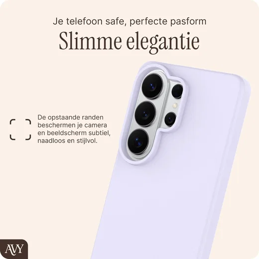 AVY Samsung Galaxy S26 Ultra Hoesje Liquid Silicone met MagSafe Paars afbeelding 9