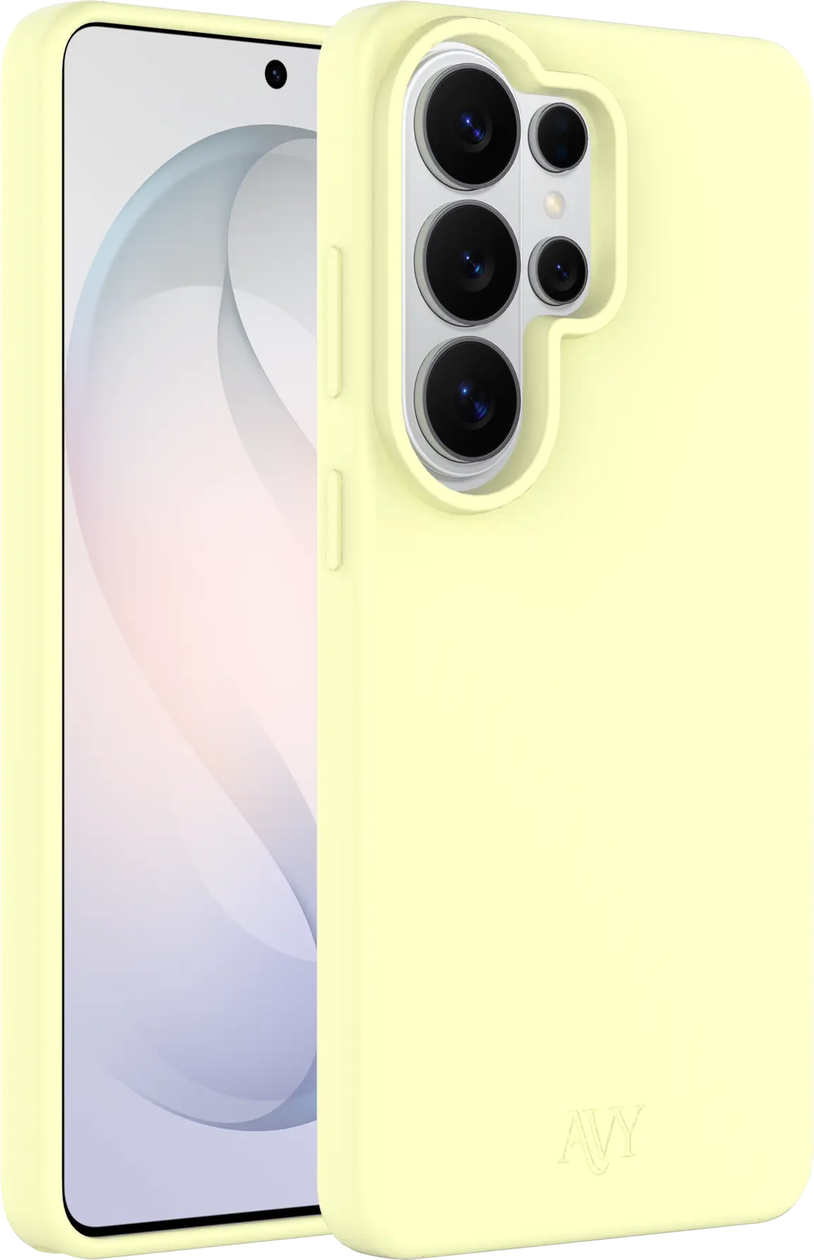 AVY Samsung Galaxy S26 Ultra Hoesje Liquid Silicone met MagSafe Butter Yellow afbeelding 11