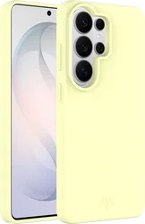 AVY Samsung Galaxy S26 Ultra Hoesje Liquid Silicone met MagSafe Butter Yellow afbeelding