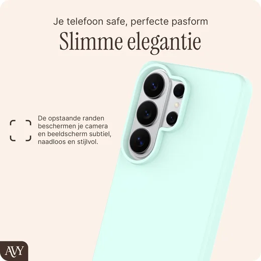 AVY Samsung Galaxy S26 Ultra Hoesje Liquid Silicone met MagSafe Matcha afbeelding 9
