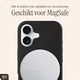 AVY Apple iPhone 17 Hoesje Liquid Silicone met MagSafe Zwart afbeelding 8