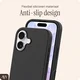 AVY Apple iPhone 17 Hoesje Liquid Silicone met MagSafe Zwart afbeelding 7