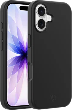 AVY Apple iPhone 17 Hoesje Liquid Silicone met MagSafe Zwart