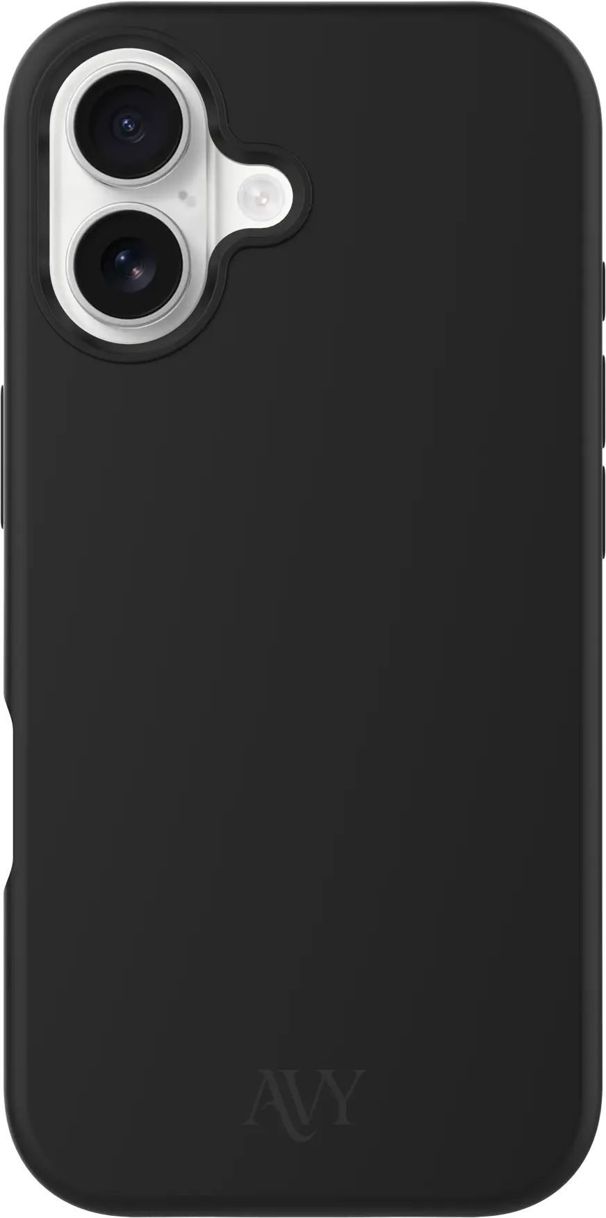 AVY Apple iPhone 17 Hoesje Liquid Silicone met MagSafe Zwart afbeelding 1
