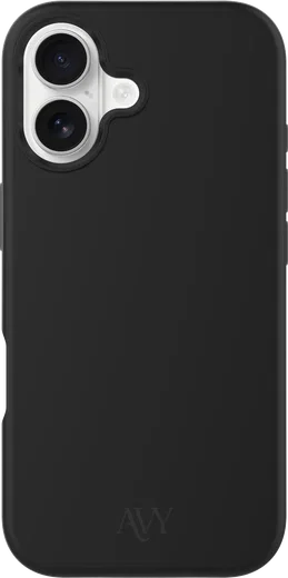 AVY Apple iPhone 17 Hoesje Liquid Silicone met MagSafe Zwart afbeelding 1