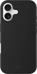 AVY Apple iPhone 17 Hoesje Liquid Silicone met MagSafe Zwart afbeelding